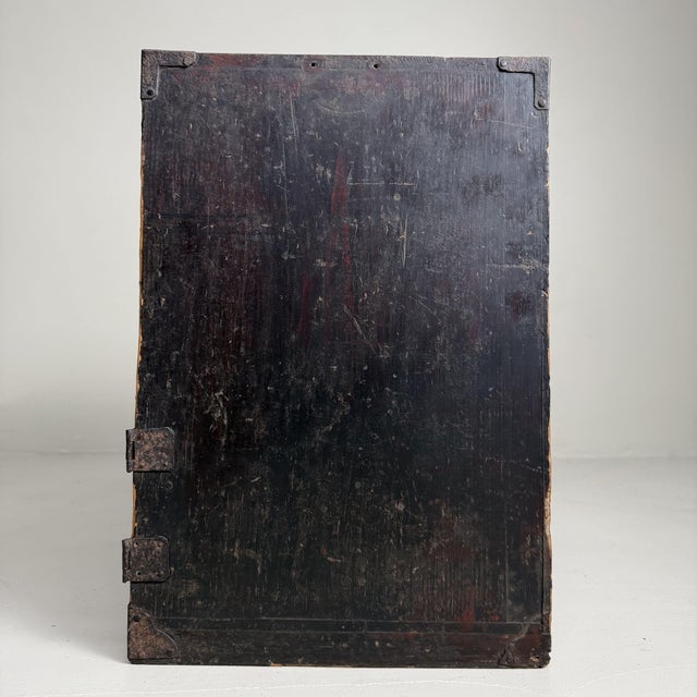 Black Small Japanese Ko-Tansu Storage Cabinet, 1900s For Sale - Image 8 of 12