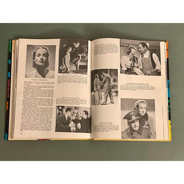 Orange Vintage Immortals of the Screen Hardcover Book For Sale - Image 8 of 11