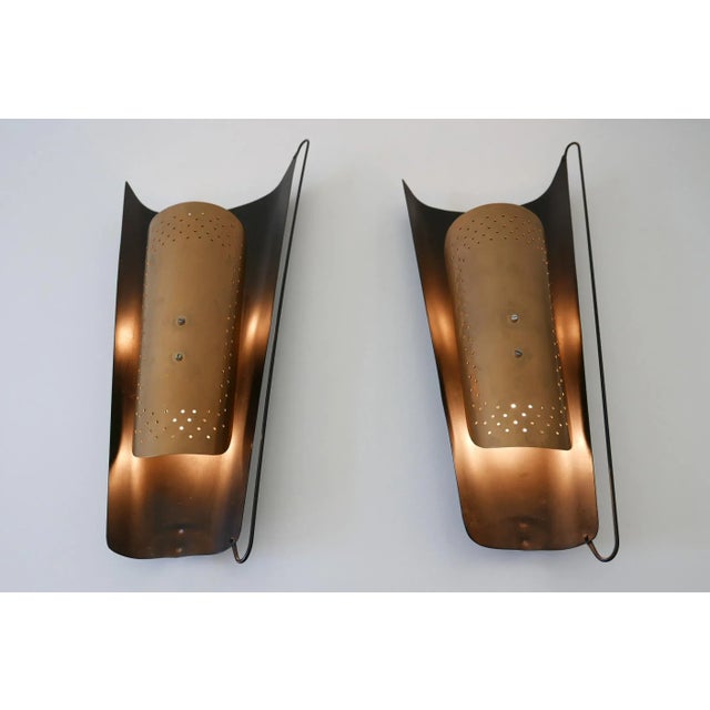 Large Mid-Century German Sconces from Karl Walther Nachf., 1950s, Set of 2 For Sale - Image 6 of 18