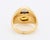 1970s Circa 1970 Double Jonc Ring in 18k Gold, Yellow Sapphire and Blue Sapphire For Sale - Image 5 of 5