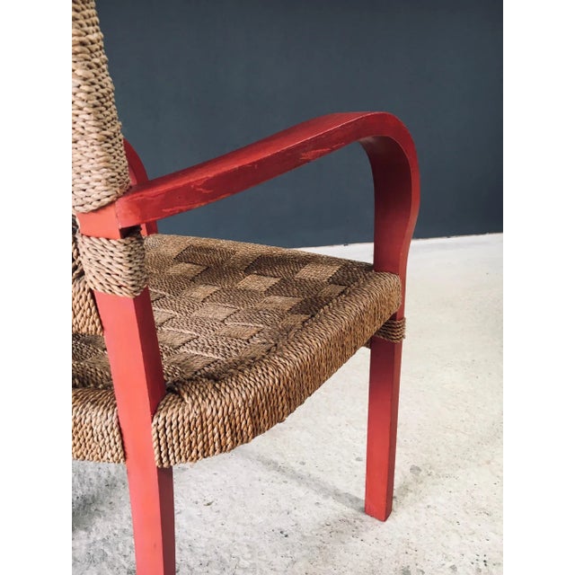 Vintage Mediterranean Rope Armchair, France, 1930s For Sale - Image 13 of 18