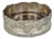 Vintage Good Art Silver Japan Silver Plated Small Wine Bottle Coaster For Sale