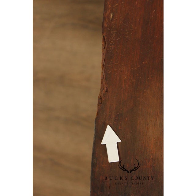Antique Country Pine Slant Front Schoolmaster’s Desk For Sale - Image 9 of 18