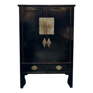 Vintage Asian Wedding Chest Armoire For Sale