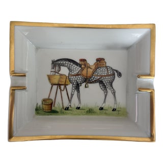 Vintage Decorative Horse Ashtray from Hermès For Sale
