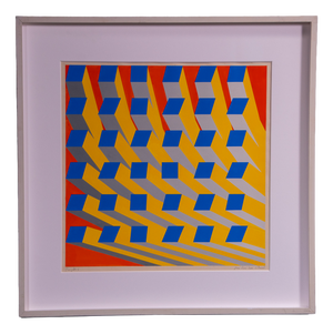 Jan Van Den Abbeel, Projekt S, 1975, Gouache on Paper, Framed