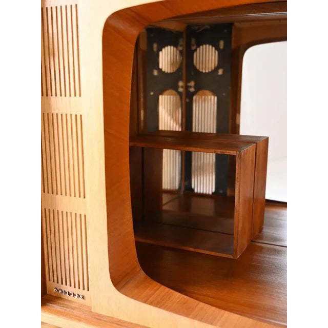 Vintage Scandinavian Teak Bar Cabinet, 1950s For Sale - Image 6 of 10