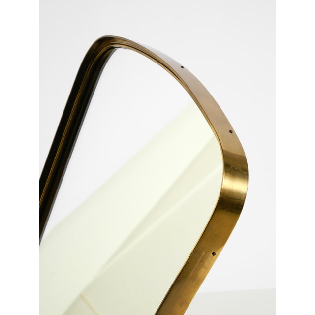 Large Vintage Adjustable Brass Table Mirror by Zier Form, 1950s For Sale - Image 14 of 18