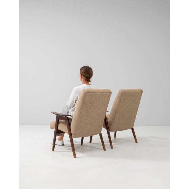 1960s Czech Upholstered Armchairs By TON - A Pair For Sale In Greensboro - Image 6 of 18
