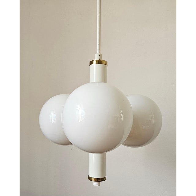Mid-Century Space Age Sputnik Pendant, Italy, 1970s For Sale - Image 6 of 15