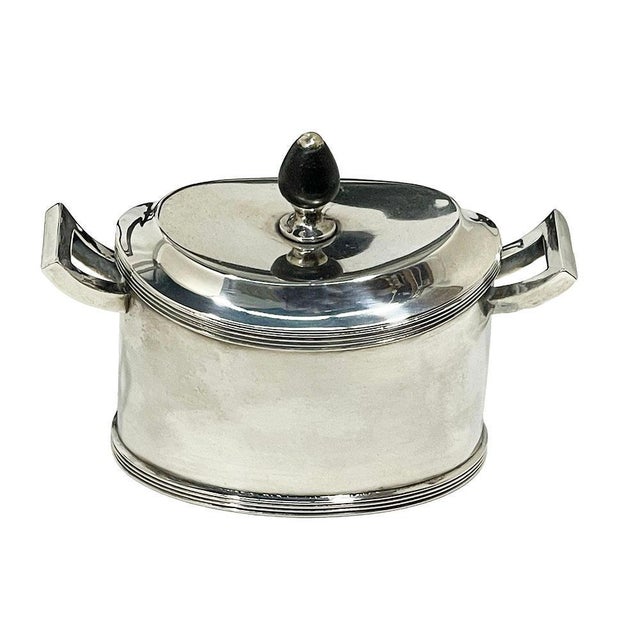 Silver Dutch Silver Chocolate Pot Set, by Kempen & Sons, 1918, Set of 3 For Sale - Image 8 of 15
