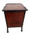 Brown Vintage Nightstand Cabinet Double Drawers Bamboo / Wicker and Iron Petite Size For Sale - Image 8 of 14
