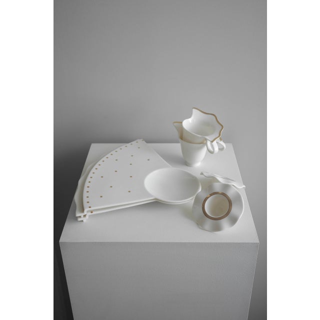 Porcelain Breakfast Set by Bořek Šípek for Driade, 1990s, Set of 6 For Sale - Image 9 of 9
