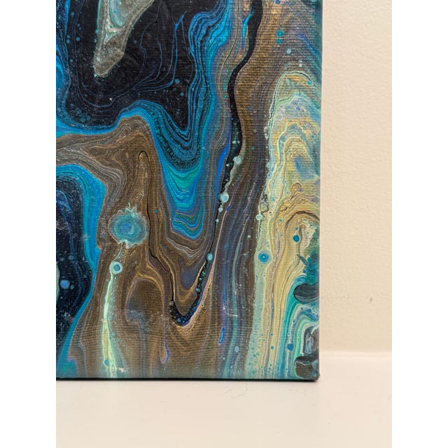 Contemporary Abstract Expressionism "Marble" Original Oil Painting For Sale - Image 11 of 12