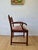 Oak office chair from the 1950s. A heavy and solid chair in the Art Deco style. The chair has been completely refurbished....