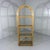 Very nice rack / display. Rattan frame with 4 smoked glass shelves. 1970’s. In very good condition. H174XW65XD35 cm.