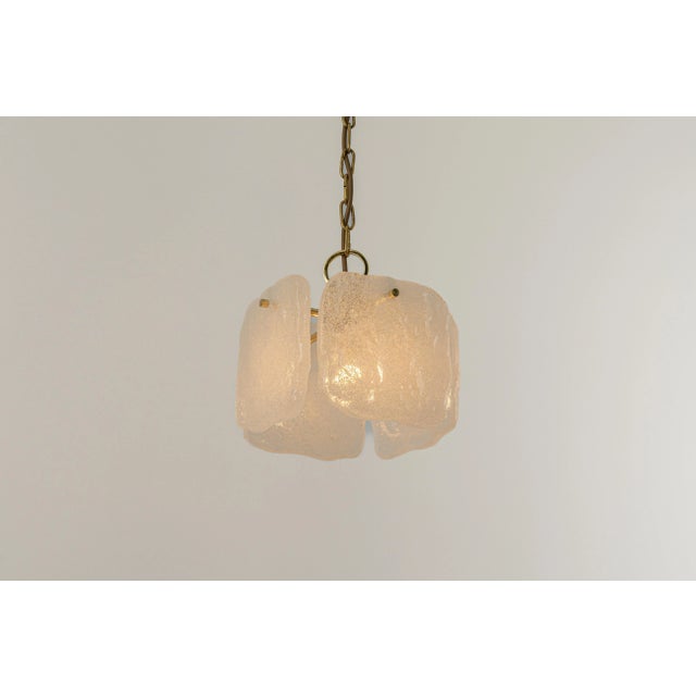 Petite Murano Glass Pendant Light by Kalmar, Germany, 1960s For Sale - Image 9 of 18