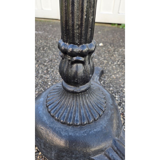 Late 20th Century Neoclassical Revival Cast-Iron Tripod Table Base For Sale - Image 13 of 17