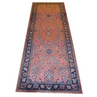 Indian Sarouk Runner Rug - 2'9" x 8'5" For Sale