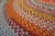 Textile 1930s Multi Background Wtih Folk Art Styles Round Antique American Braided Rug For Sale - Image 7 of 15