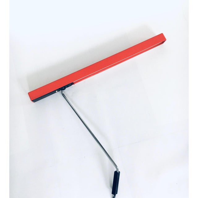 Metal German Design Swing Arm Mounted Desk Lamp from Aeg, 1970s For Sale - Image 7 of 18