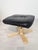 Adjustable Leather Armchair with Ottoman in Black, 1975 For Sale - Image 13 of 18
