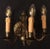 2000 - 2009 Antique Bronze Wall Lamps with Coat of Arms, Set of 2 For Sale - Image 5 of 7