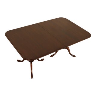 Ethan Allen Georgian Court Cherry Wood Dining Table For Sale