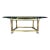 Brass Profile Coffee Table From Mastercraft For Sale