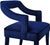 Tiffany Navy Velvet Chair For Sale - Image 4 of 8