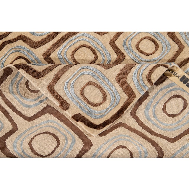 Contemporary 21st Century Contemporary Modern Tibetan Rug For Sale - Image 3 of 13