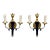 Italian Bronze Wall Sconces Pair For Sale