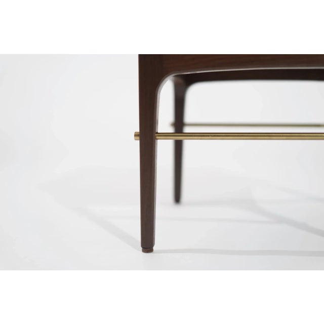 Linear Stools in Walnut Series 18 by Stamford Modern - a Pair For Sale - Image 11 of 12
