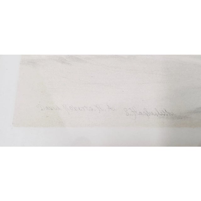 Gray David Roberts "Approach to Alexandria" Original Lithograph W/ Hand Coloring C.1848 For Sale - Image 8 of 13