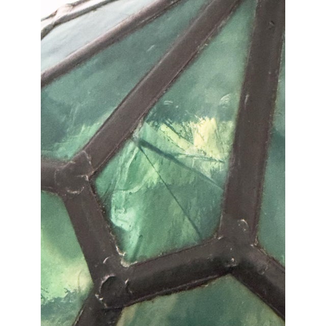 Swedish Art Nouveau Copper and Wrought Iron Table Lamp, 1890s For Sale - Image 4 of 11