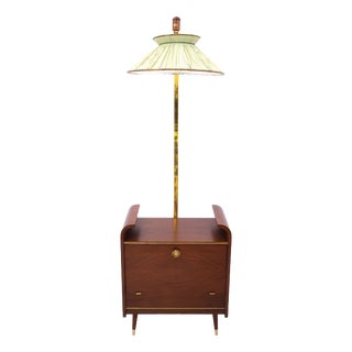 Bar Cabinet with Lamp, Eastern Europe, 1970s For Sale