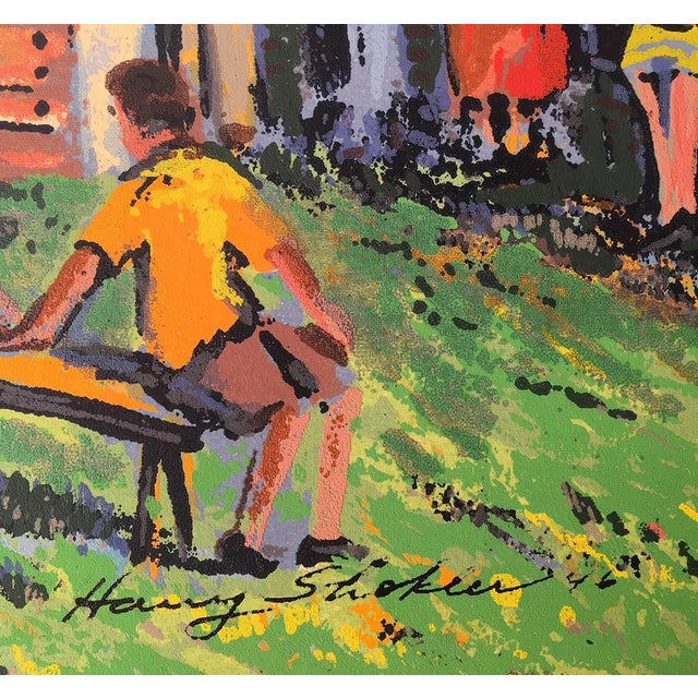 1946 Serigraph "Vermont Auction" by Harry Shokler For Sale In New York - Image 6 of 6