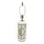Currey & Co Carved Glass Lamp For Sale