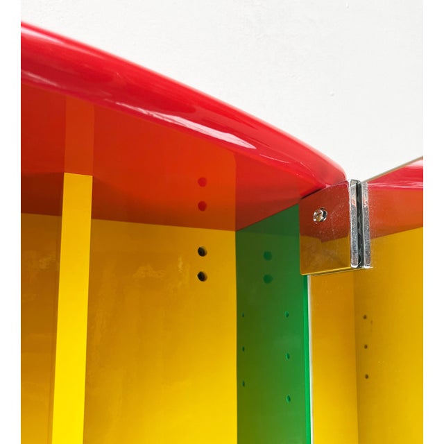 Vintage Postmodern French Bathroom Mirror Cabinet from Decotec, 1980s For Sale - Image 13 of 18