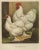 The elegant white cochinchina a rare 19th century poultry lithograph this striking 19th century chromolithograph presents...