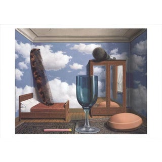 2015 Rene Magritte 'Les Valeurs Personnelles' Surrealism Multicolor, Brown, Blue Belgium Offset Lithograph For Sale