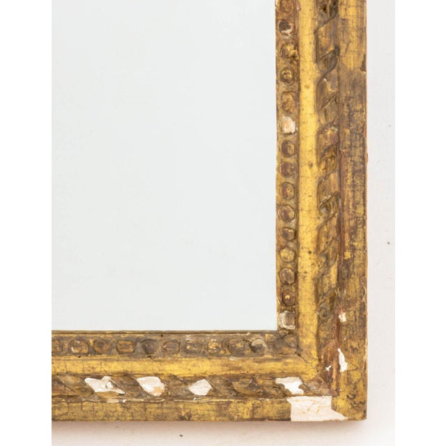 Neoclassical Neoclassical Style Giltwood Framed Mirror For Sale - Image 3 of 6