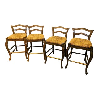 Maitland-Smith Avignon Cottage 26" Bar Stools - Set of 4 For Sale