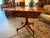 Traditional Antique Regency Style Mahogany Drop-Leaf Pedestal Sofa Table For Sale - Image 3 of 7