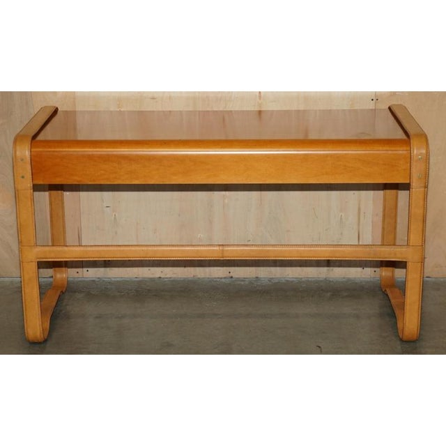 Italian Leather and Maple Writing Desk from Ralph Lauren For Sale - Image 12 of 18
