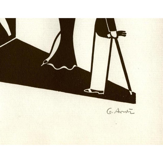 Bespiegelung i by gerd arntz for edition panderma, basel, 1966this linocut, titled bespiegelung i, is a work by gerd...