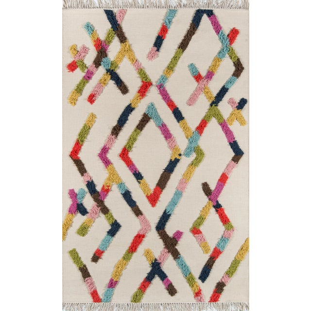 Textile Novogratz by Momeni Indio Ramona in Multi Rug - 2'X3' For Sale - Image 7 of 7