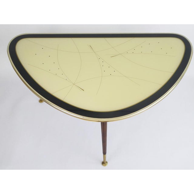 Metal Large Vintage Kidney Shaped Coffee Table, 1960s For Sale - Image 7 of 10