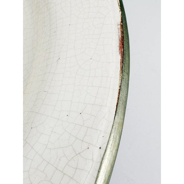 1980s White Ceramic Serving Platter, France, 1980s For Sale - Image 5 of 16