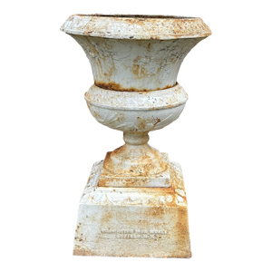 Late Victorian Washington Iron Works Cast Iron Urn
